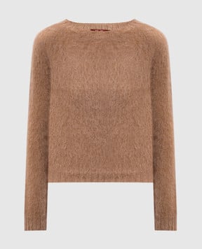 Max Mara Коричневий джемпер Aceto з вовною ACETO