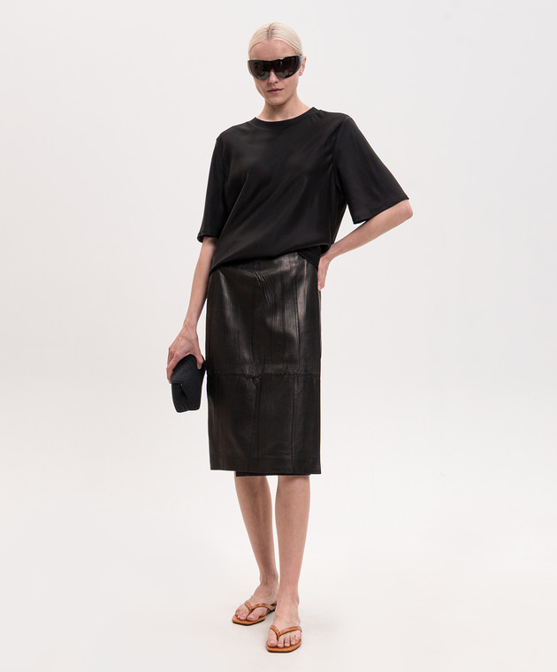 Ami Paris Черная футболка FTP828VI0053 изображение 2