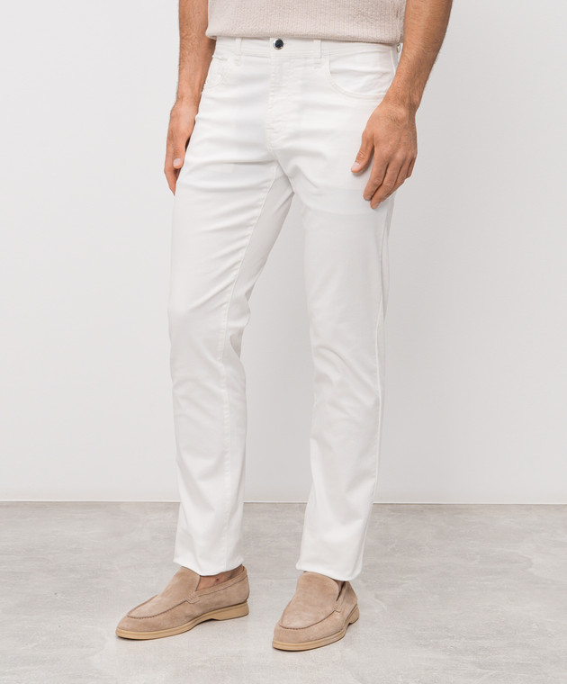 Scissor Scriptor Белые джинсы Костантино COSTANTINOT112338 изображение 3