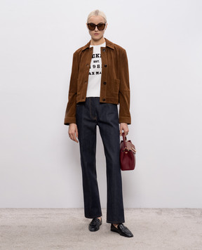 Max Mara Коричневая замшевая куртка BAIA MSTBAIA