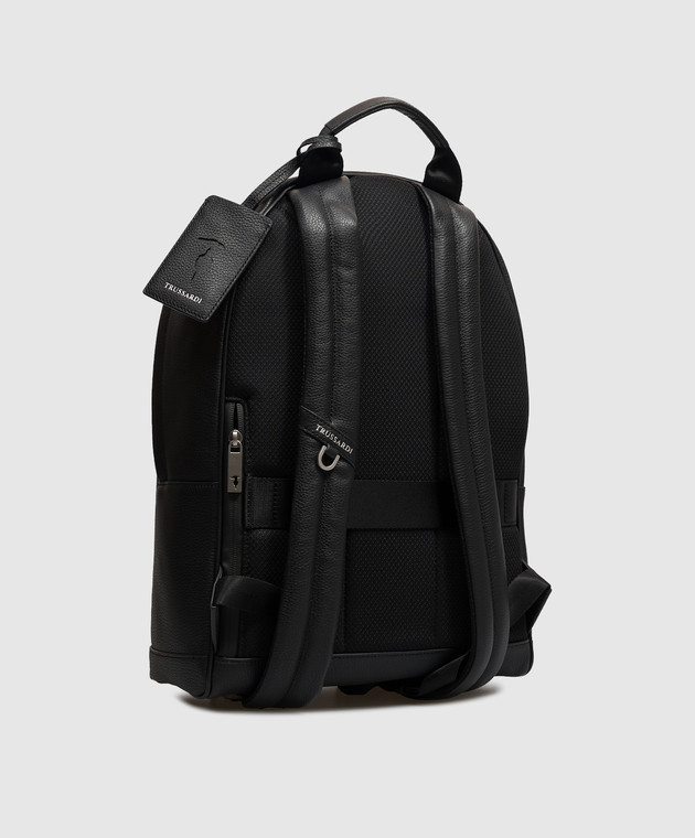 Trussardi Чорний шкіряний рюкзак Z586E006413NMBZ01L33 зображення 3