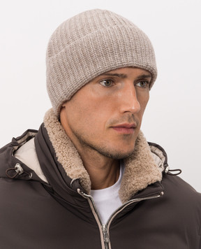 Brunello Cucinelli Шапка серого цвета M2294920