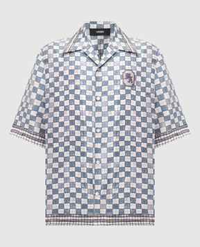 AMIRI Сорочка із шовку в клітинку AMTOSH1078