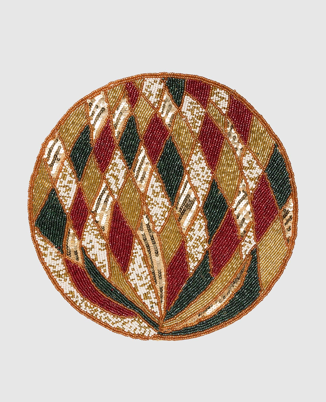 

Декоративный столовый коврик из бисера, Разноцветный, Салфетки