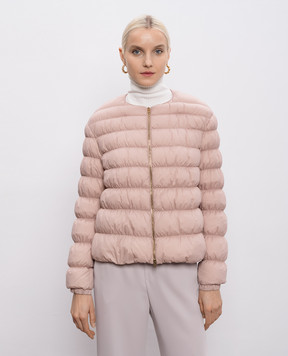 Herno Рожева пухова куртка PI002186D12456Z