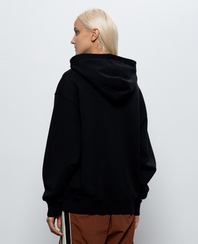 Palm Angels Черные худи с надписью PAMBB003FL001w