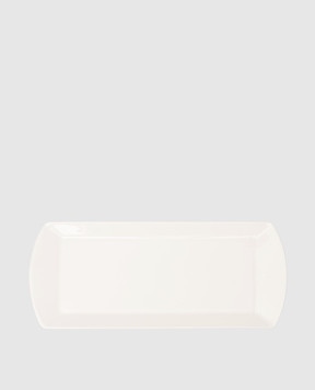 Geminiano Cozzi 1765 Белая прямоугольная тарелка для закусок Gourmet JQCGU29351000