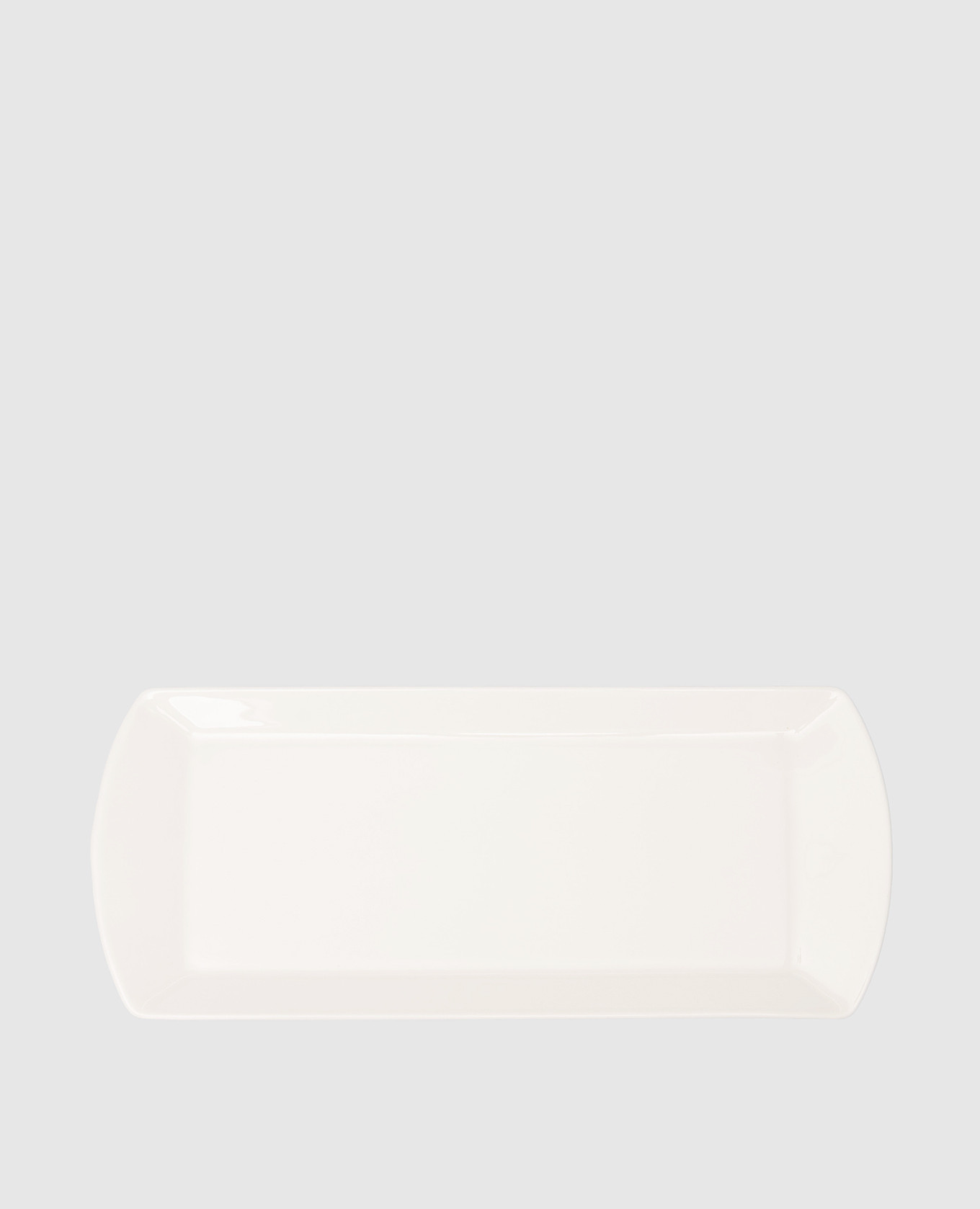 

Белая прямоугольная тарелка для закусок Gourmet, Белый, Посуда