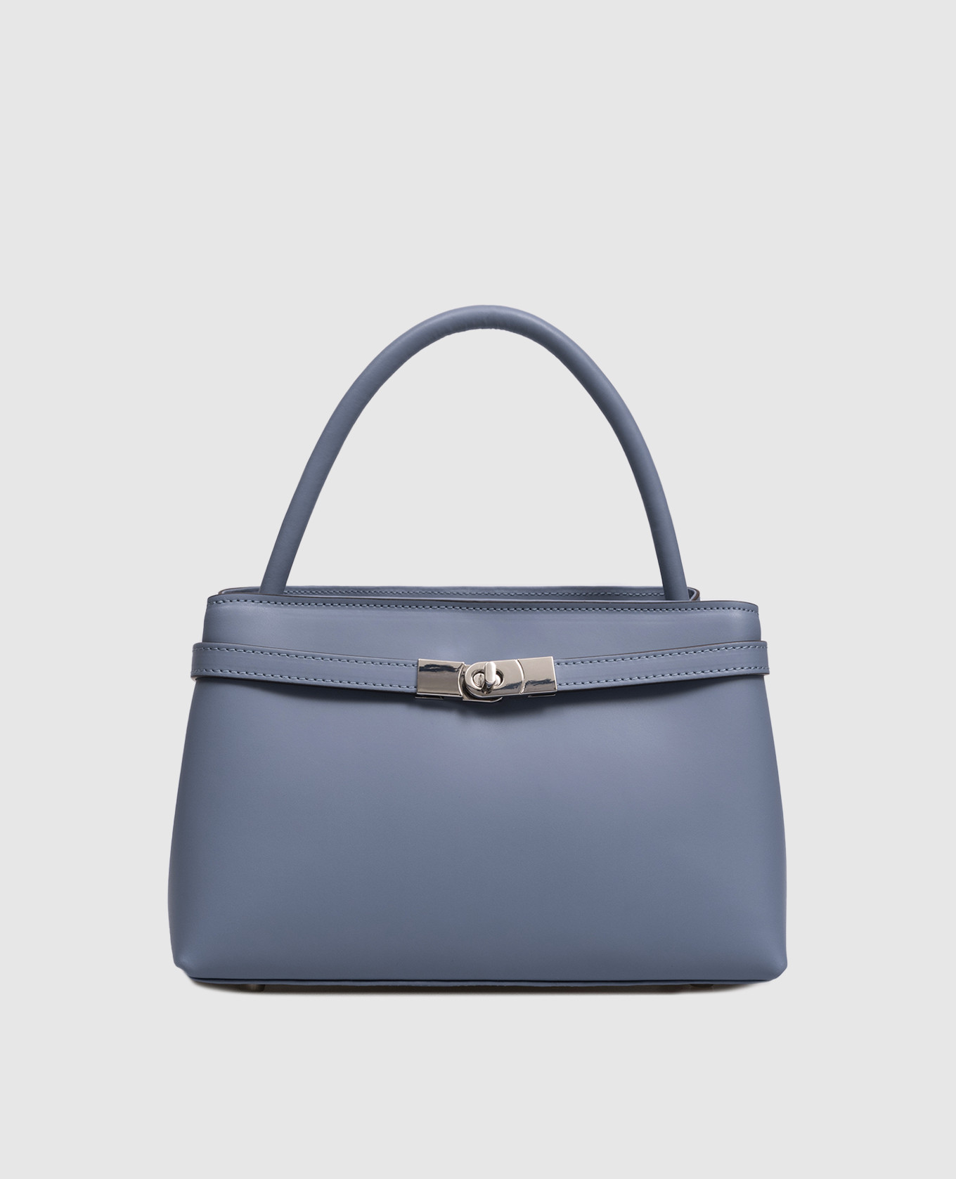 Синяя кожаная сумка Ruga