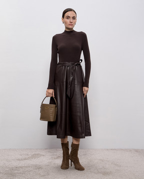 Twinset Коричневая суня меди 252TT3560
