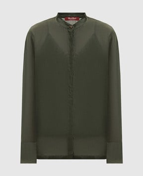 Max Mara Зелена блуза з рамі MSTBALDI