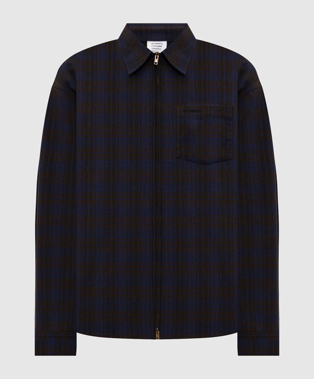 Vetements Куртка в стиле рубашки в клеточку MH27SH061BC