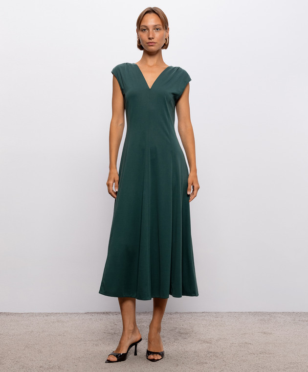 Max Mara Weekend Зеленое платье MASTER WKDMASTER изображение 2