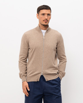 Brunello Cucinelli Бежевый кардиган из кашемира M2200106