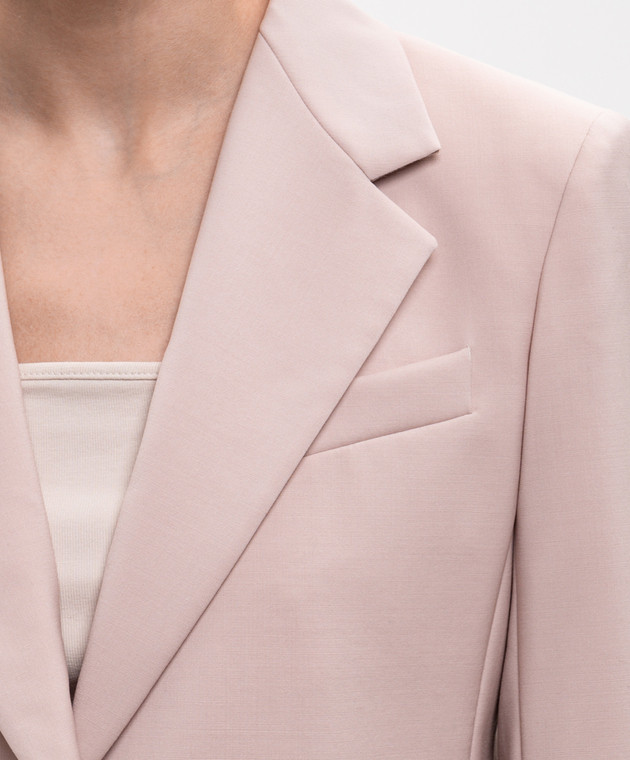 Max Mara Weekend Бежевий жакет LAMINE з вовни WKDLAMINE зображення 4