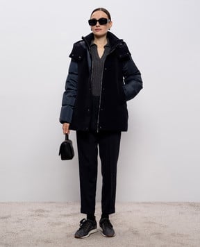 Peserico Сині штани з вовною P0478602660