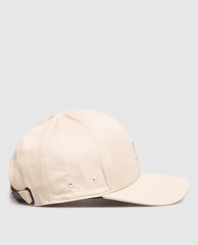 C.P. Company Детская бежевая кепка с вышивкой логотипа CPX005LOA04