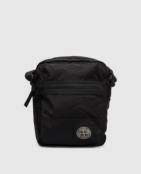 Stone Island Чорна сумка з логотипом L1S159200015S0251