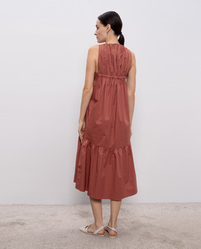 Peserico Червона сукня міді A0272601979