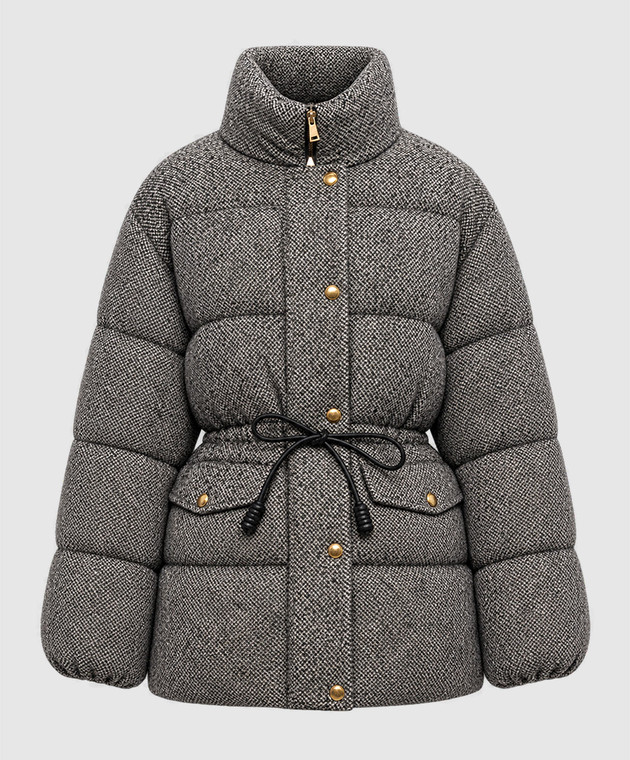 Moncler Сірий пуховик Diaphanes з вовною L20931A00263598WC