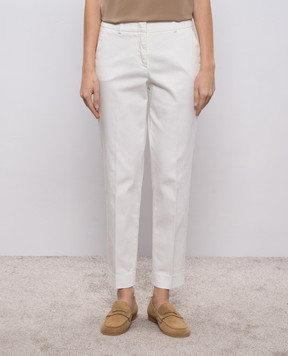 Peserico Білі штани M04716T002499