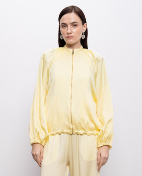 Fabiana Filippi Жовта куртка з ланцюжком моніль GCD276F664M191