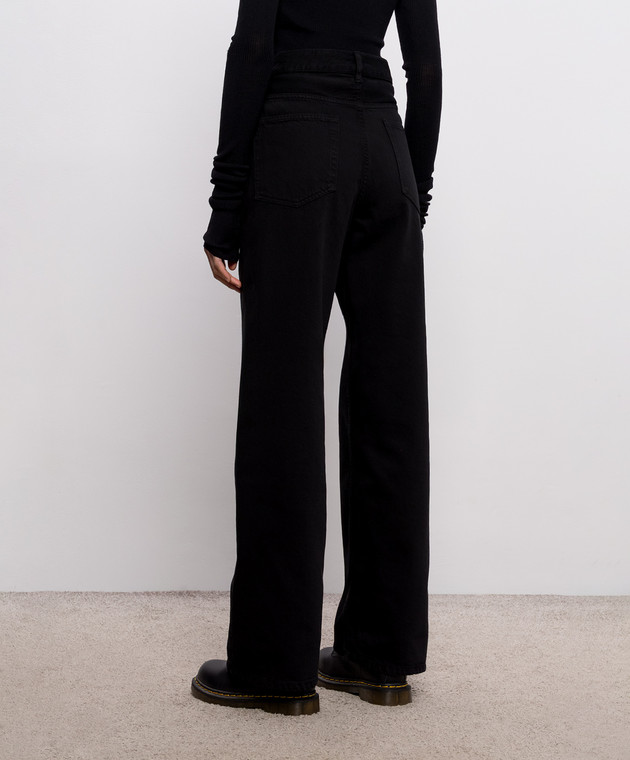 Ann Demeulemeester Черные джинсы-клеш Genoveva B0013624FA038 изображение 4