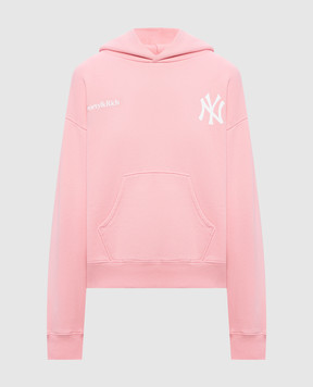 Sporty & Rich Розовое утепленное худи Yankees ST0952018695PI152