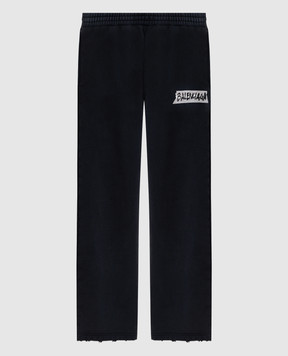 Balenciaga Чорні спортивні штани Masking Tape 846917TTVL8