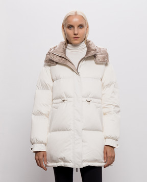 Be Florence Пуховик кольору айворі BE2687
