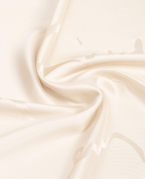 Givenchy Бежева хустка із шовку з візерунком логотипа 710010149001