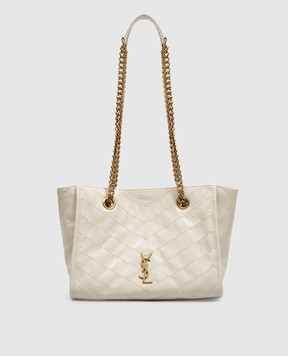 Saint Laurent Шкіряна сумка NIKI кольору айворі 8726800EN07