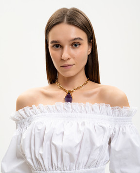 La DoubleJ Золотистий ланцюжок Portal з позолотою NEC0021BRA003AME01