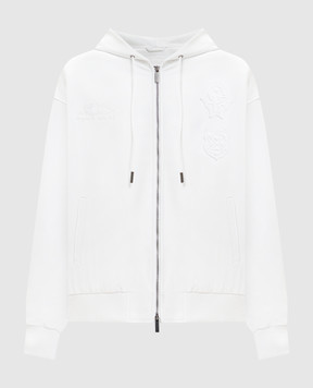 Off-White Біла шкіряна куртка 44XJA13RS26L003