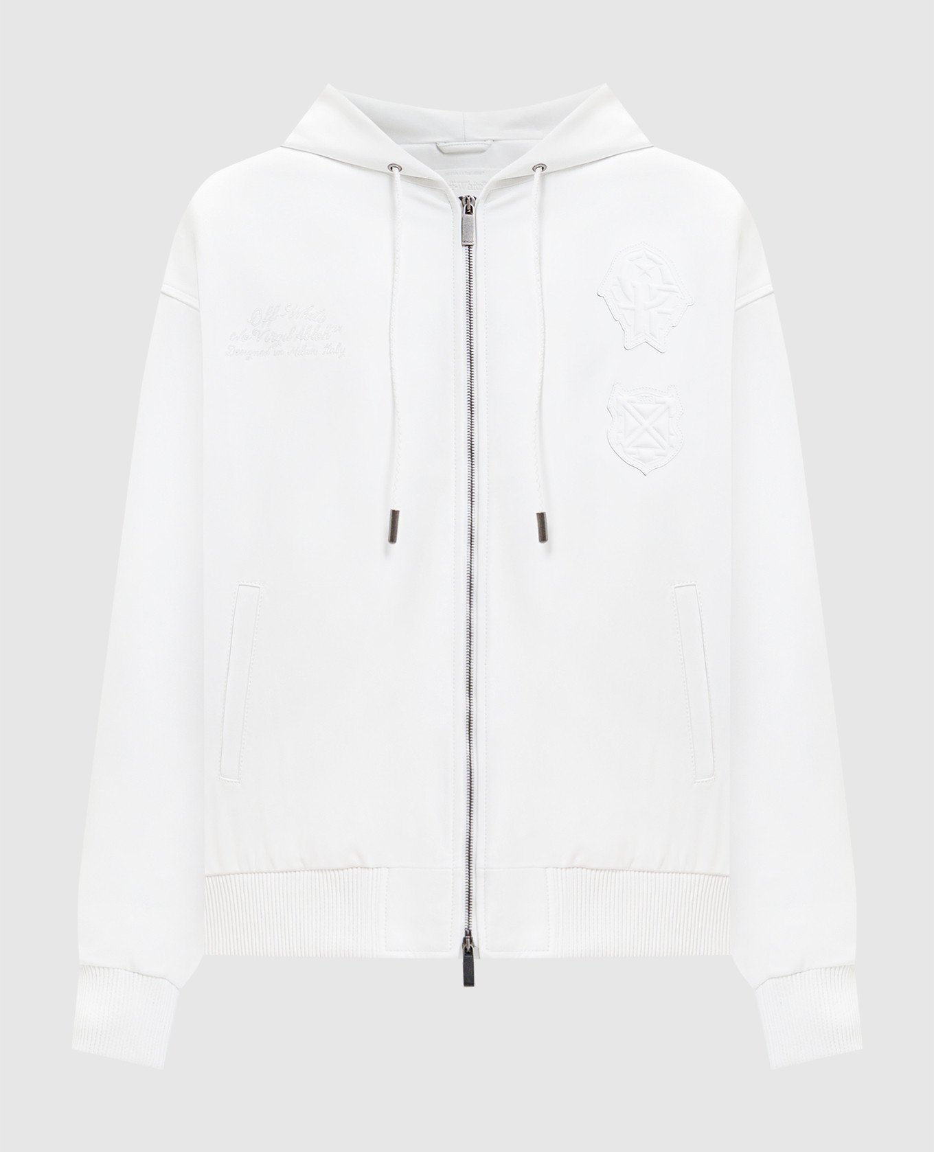 

Белая кожаная куртка, Белый, Кожаные куртки