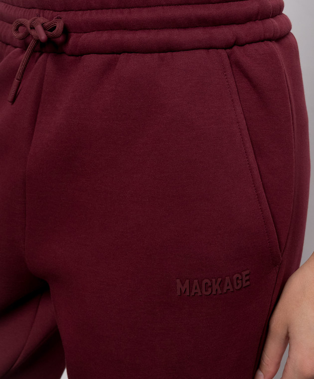 Mackage Бордовые джоггеры NEV-R NEVRZ изображение 5