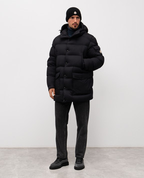 Moncler Черный пуховик Bretagne K20911C00014597YD