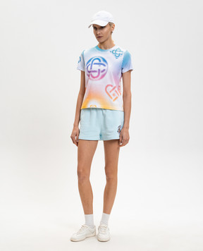 Casablanca Біла футболка в принт Halftone WSP26JTS02003