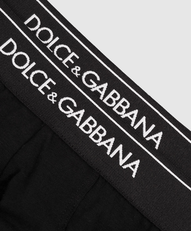 Dolce&Gabbana Набор черных трусов-брифов M9C03JONN95 изображение 3