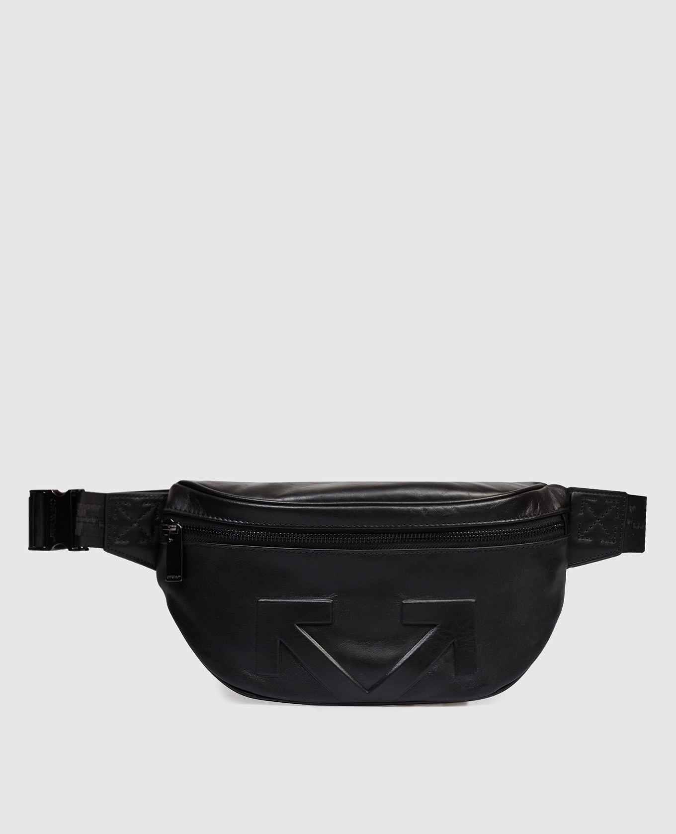 

Черная кожаная поясная сумка с эмблемой Arrow, Черный, Поясные сумки