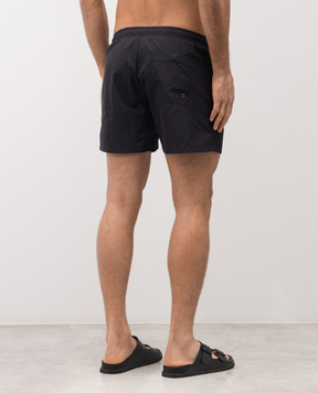 Peserico Синие шорты для плавания с вышивкой эмблемы R17001C0RCC808