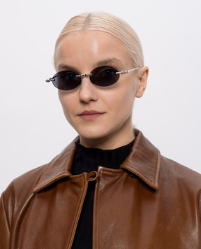 Kuboraum Сріблясті сонцезахисні окуляри H62 KRSH62SI000000DL