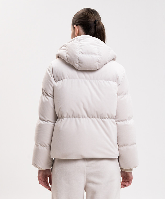 Moncler Пухова куртка Enigme кольору айворі L20931A0026789BEK зображення 4