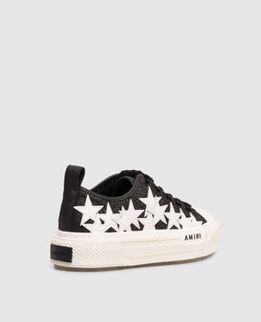 AMIRI Чорні кеди STARS COURT з глітером AWFOSR1106