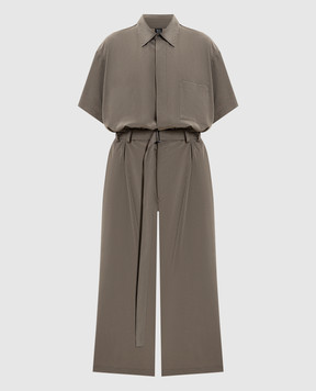 Y`S Yamamoto Комбинезон цвета хаки YQD15500