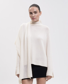 Allude Шарф кольору айворі з кашеміру 26511241
