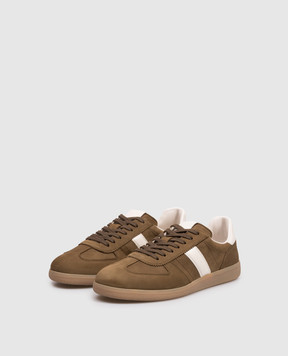 Tom Ford Коричневі кросівки ARCHER з нубуку J1584LCL215N