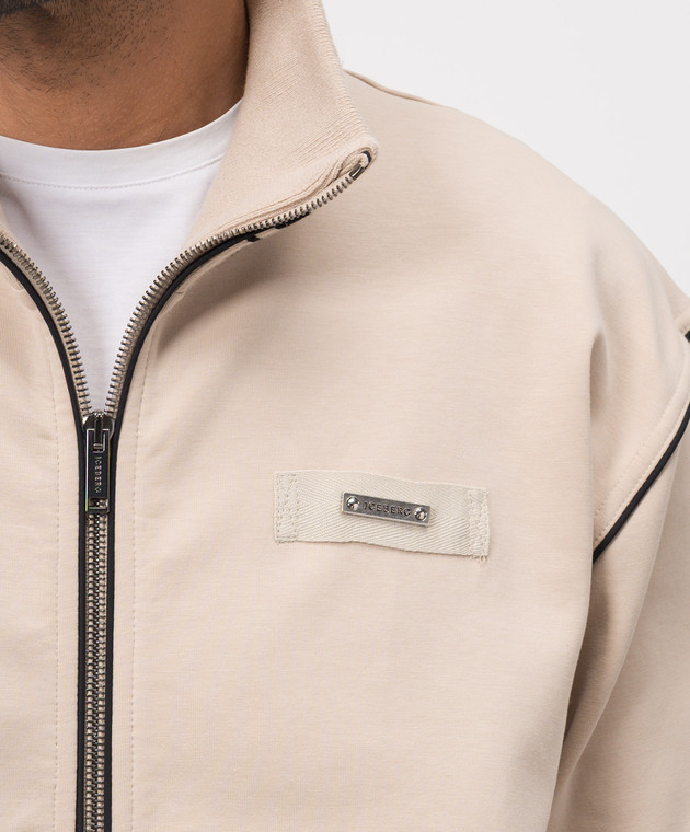 Iceberg Бежева спортивна куртка E0216332 зображення 5