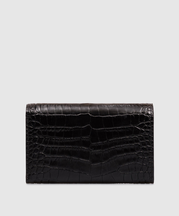 Tom Ford Черный кожаный портмоне AUBE с тиснением под кожу крокодила S0532LCL607P изображение 2