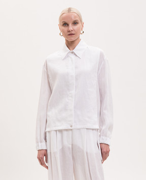 MooRER Біла сорочка ELIZA-J з льону ELIZAJGLX